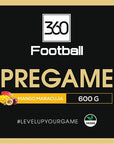 Pregame360 Mango Maracuja Label von 360Football Supplements