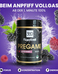 Der Mixed Berries Pregame umgeben von Mixed Berries in einer Grafik