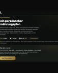 360Football Nutrition Generator – persönlicher Ernährungsplan für Fussballer, Wochenplan und Matchday-Timeline