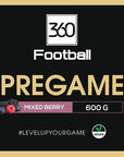 Pregame360 Mixed Berry Label von 360Football Supplements