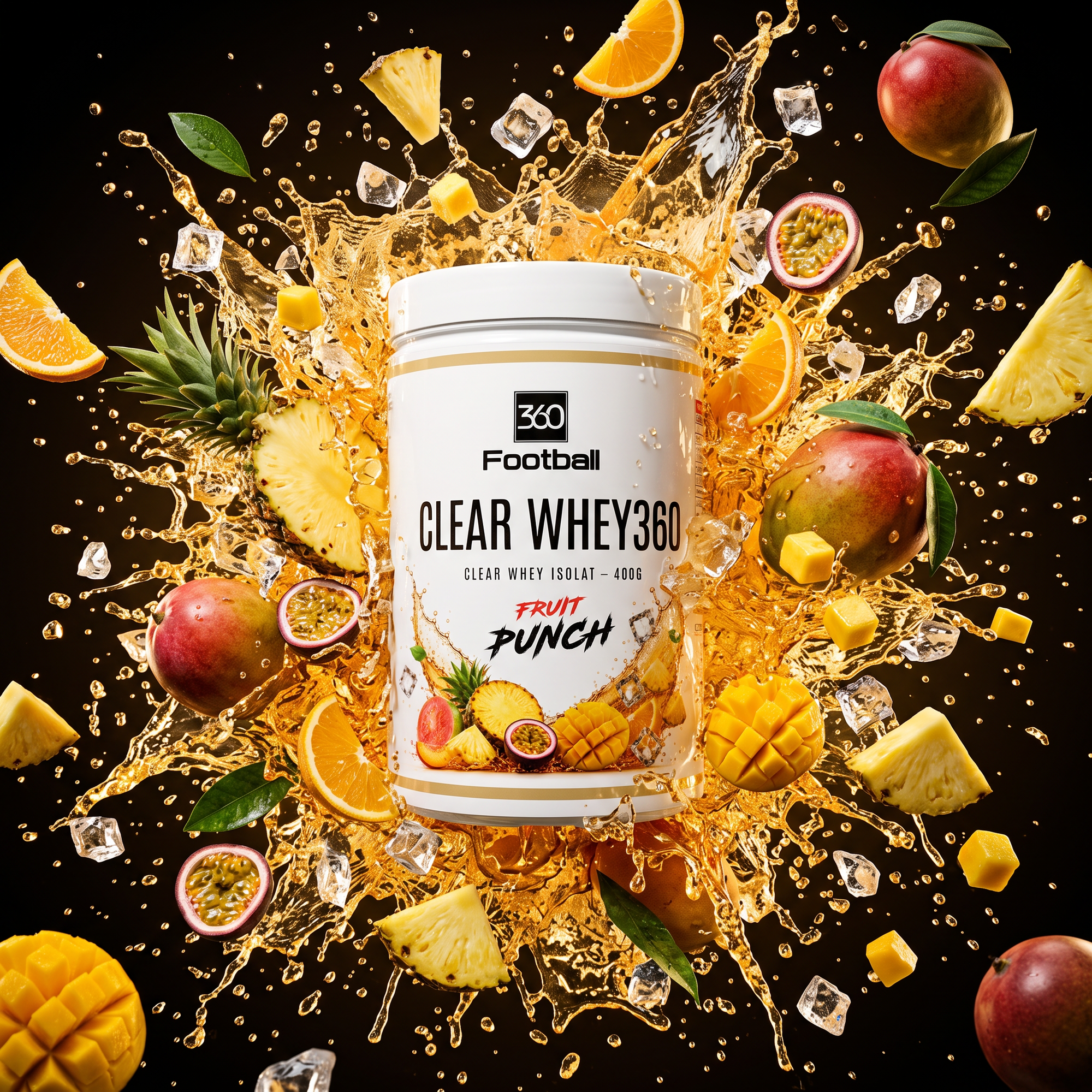 Clear Whey360 Fruit Punch – Frucht-Explosion, eiskalt erfrischend