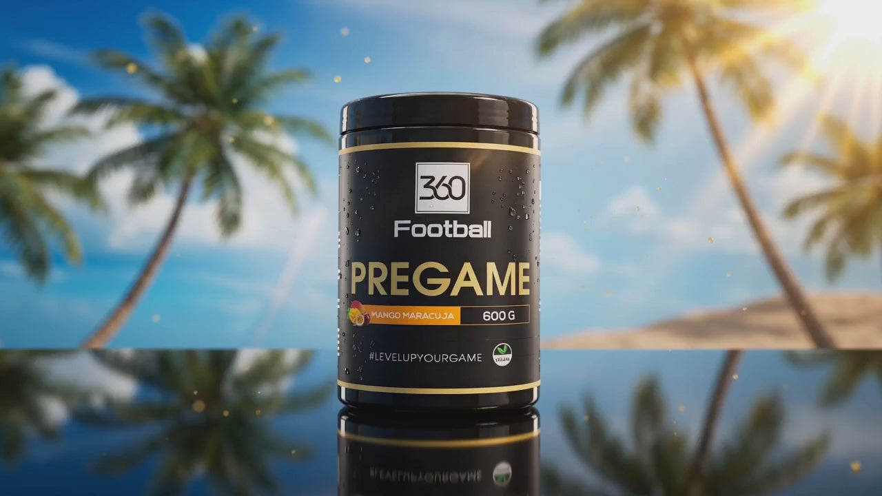 Pregame360 Trailer – der Energie-Booster für Fussballer vor Training und Spiel (360Football Supplements)