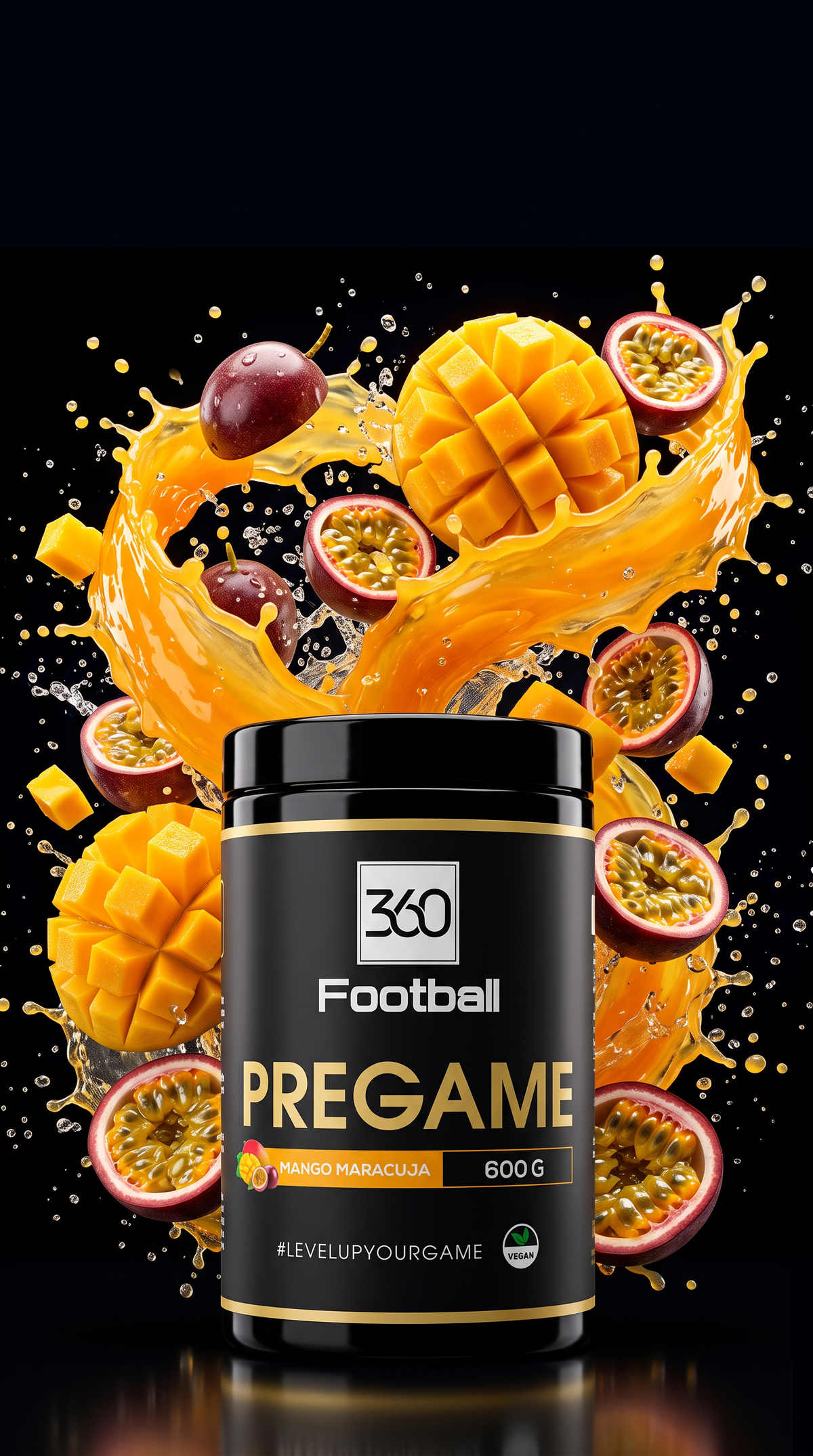 Pregame360 Mango Maracuja mit Frucht-Splash