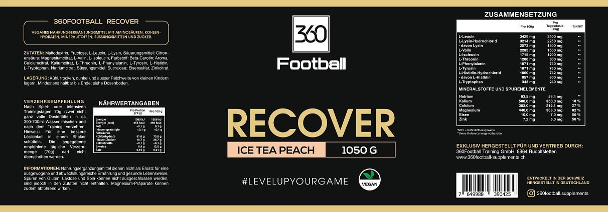 Recover360 - 360Football Supplements